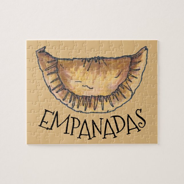 Quebra-cabeça Carne de bovino Empanadas Comida da América Latina (Horizontal)