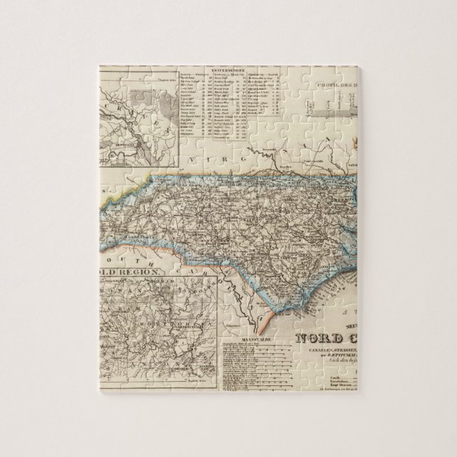 Quebra-cabeça Carolina do Norte 2 (Vertical)