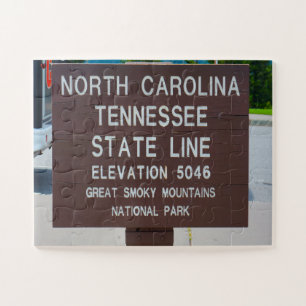 Quebra-cabeça Carolina do Norte Tennessee