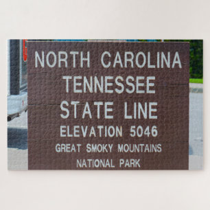 Quebra-cabeça Carolina do Norte Tennessee