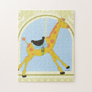 Quebra-cabeça Carousel Giraffe de June Erica Vess