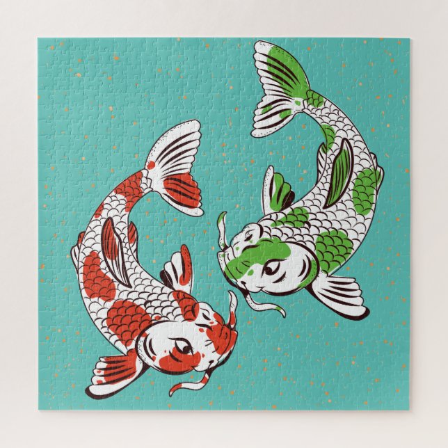 Quebra-cabeça Carpa Koi (Vertical)