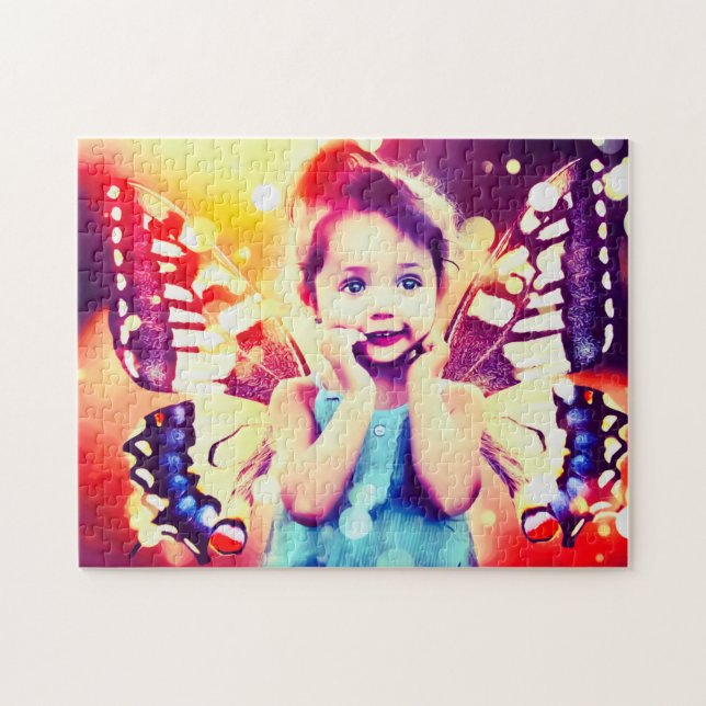 Quebra-cabeça Carregue Sua Própria Foto Personalizada Única (Horizontal)