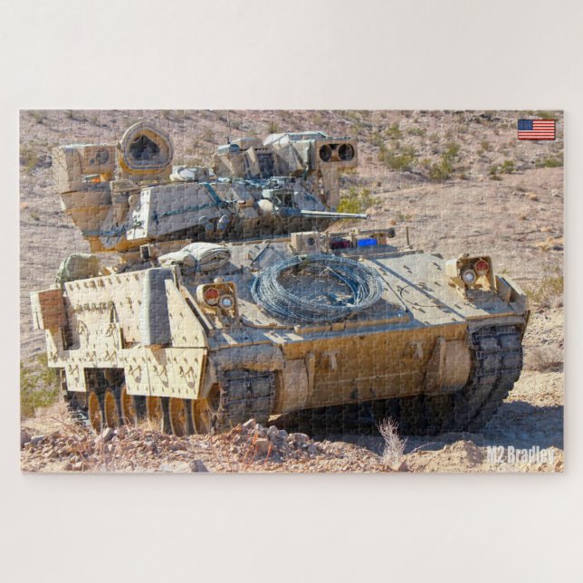 Quebra-cabeça CARRIER DE PESSOAL ARMOVERMADO M2 Bradley (20x30 p (Horizontal)