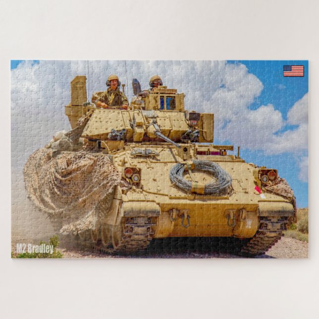 Quebra-cabeça CARRIER DE PESSOAL ARMOVERMADO M2 Bradley (20x30 p (Horizontal)