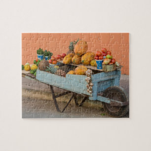 Quebra-cabeça Carrinho de frutas e legumes, Cuba