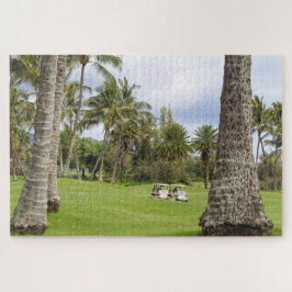 Quebra-cabeça Carrinhos de Golfe na Baía de Poipu, Kauai, Havaí