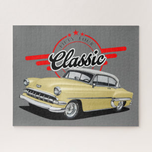 Quebra-cabeça Carro Amarelo Clássico