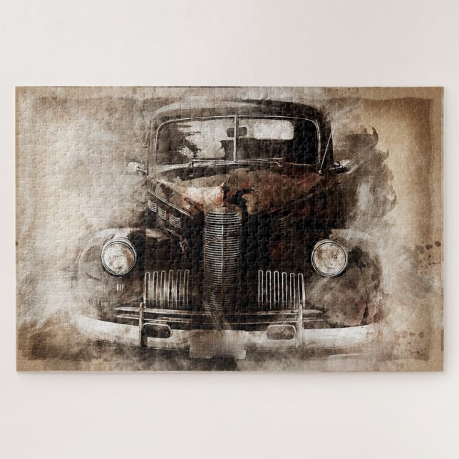 Quebra-cabeça Carro antigo (Horizontal)