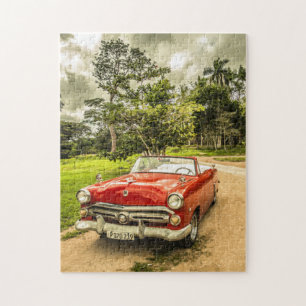 Quebra-cabeça Carro Clássico de Oldtimer em Cuba