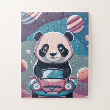 Carro de Condução de Panda Espacial