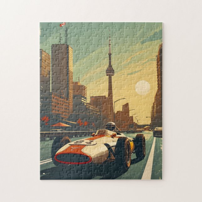 Quebra-cabeça Carro de corrida em Toronto (Vertical)