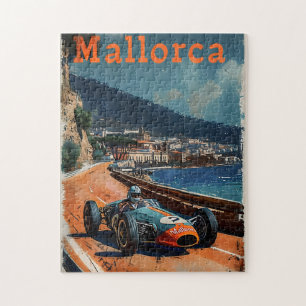 Quebra-cabeça Carro de corridas de Vintage em Mallorca