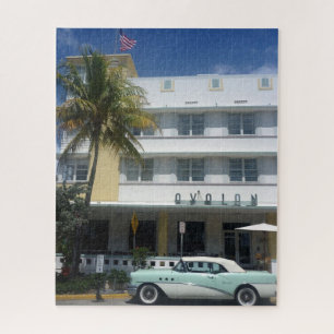 Quebra-cabeça carro de hotel miami