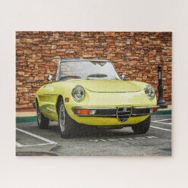 Quebra-cabeça carro desportivo amarelo
