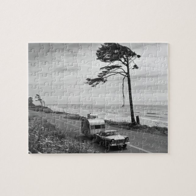 Quebra-cabeça Carro que puxa o reboque (Horizontal)