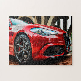 Quebra-cabeça Carro Vermelho legal