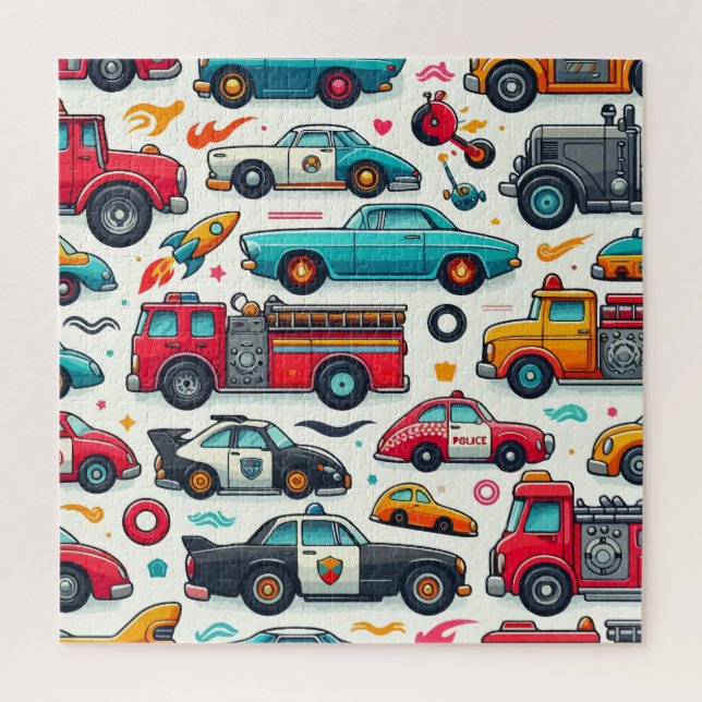 Quebra-cabeça Carros (Vertical)