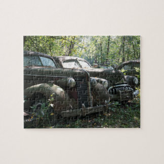 Quebra-cabeça Carros do cemitério de automóveis