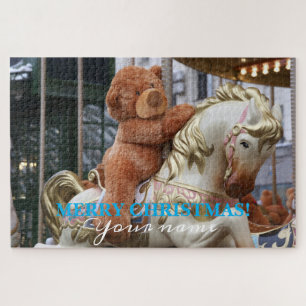 Quebra-cabeça Carrossel com Urso de Teddy
