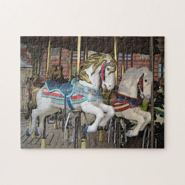 Quebra-cabeça Carrossel Horses