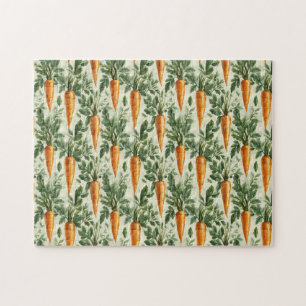 Quebra-cabeça Carrot Pattern Primavera Garden