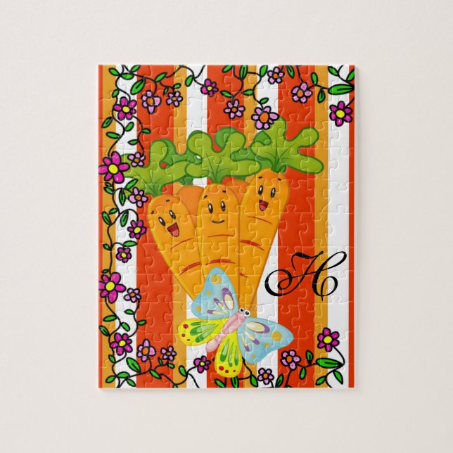 Quebra-cabeça Carrots Borboleta Stripe (Vertical)