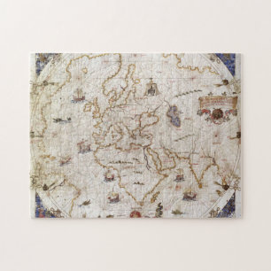Quebra-cabeça Carta de Portolan do mundo 1519