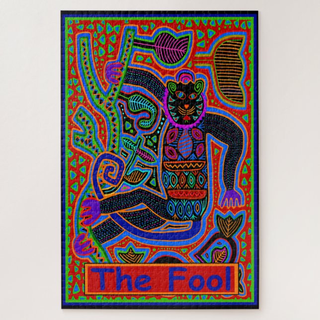 Quebra-cabeça Carta de Tarot - O TOLO (Vertical)