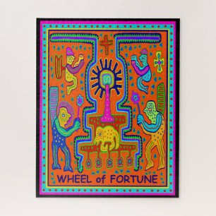 QUEBRA-CABEÇA CARTA DE TAROT - RODA DA FORTUNA