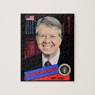 Quebra-cabeça Cartão Baseball Jimmy Carter