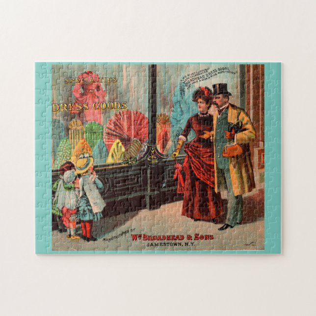 Quebra-cabeça cartão comercial William Broadhead & Sons (Horizontal)