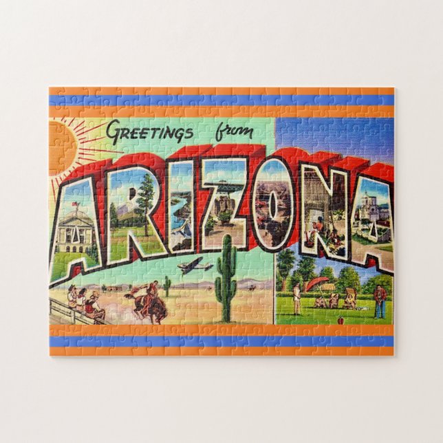 Quebra-cabeça Cartão de Boas-Vindas do Arizona (Horizontal)