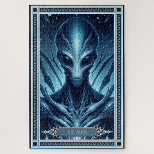Quebra-cabeça Cartão de Tarô de Alienígena