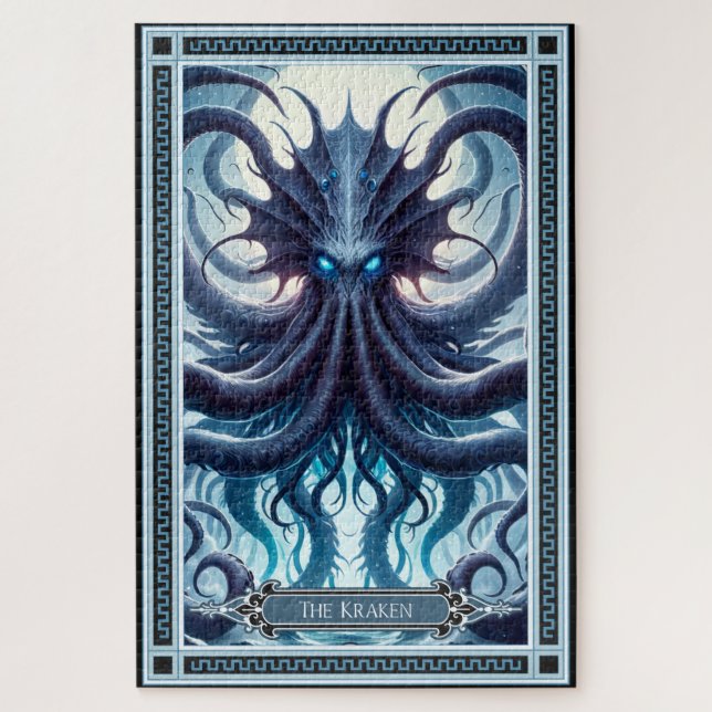 Quebra-cabeça Cartão Kraken Tarot (Vertical)