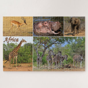 Quebra-cabeça Cartão-postal da África