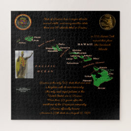 Quebra-cabeça Cartão postal da história das Ilhas Havaianas