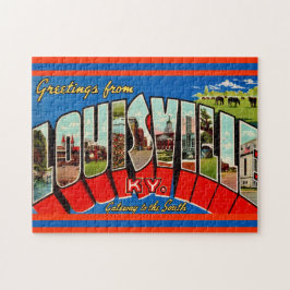 Quebra-cabeça Cartão-postal de saudação Louisville KY