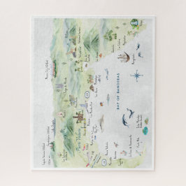 Quebra-cabeça Cartão postal Viagem de Aquarela | Puerto Vallarta