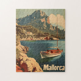 Quebra-cabeça Cartão postal Vintage - Bliss Costais de Maiorca