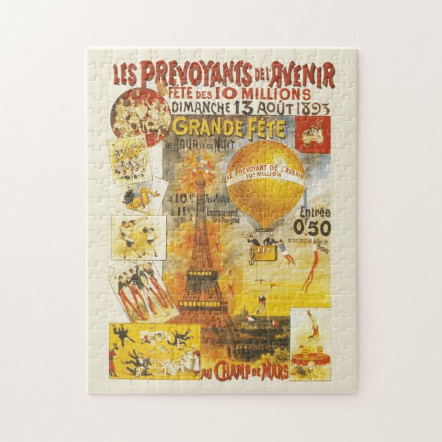 Quebra-cabeça Cartaz da Grande Feira de Antiguidades de Paris (Vertical)