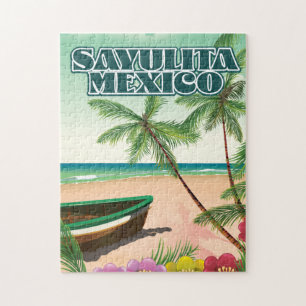 Quebra-cabeça Cartaz da praia de Sayulita México