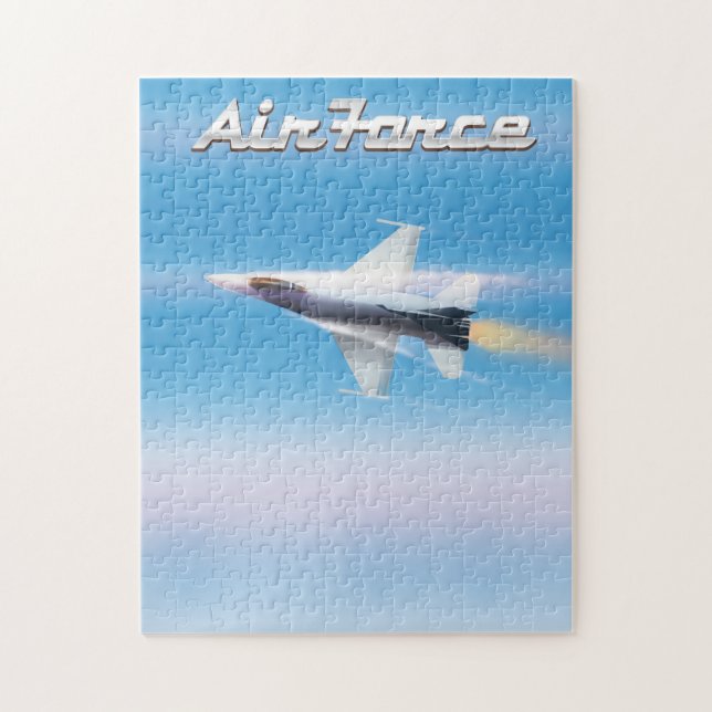 Quebra-cabeça Cartaz de Jato da Força Aérea (Vertical)