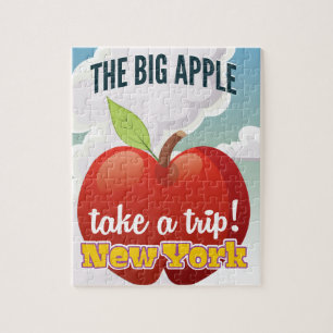 Quebra-cabeça Cartaz de viagem da Grande Maçã de Nova York