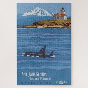 Quebra-cabeça Cartaz do Monumento Nacional Ilhas de San Juan