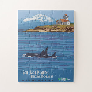 Quebra-cabeça Cartaz do Monumento Nacional Ilhas San Juan