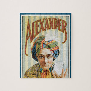 Quebra-cabeça Cartaz Mágico Antigo, Alexander, o Homem que Sabe