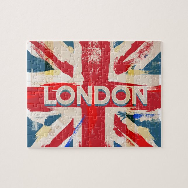 Quebra-cabeça Cartaz Vintage da União Londres (Horizontal)