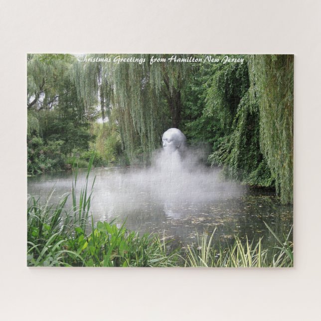 Quebra-cabeça Cartões de natal de Escultura Hamilton New Jersey (Horizontal)