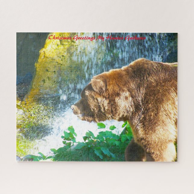 Quebra-cabeça Cartões de natal Meu Coletor de Caça (Horizontal)